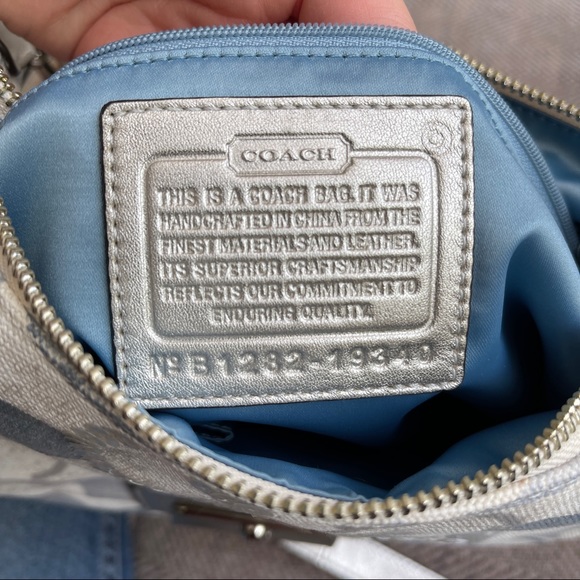 Coach Kristin Embossed Sequin Bag - Picture 10 of 10